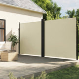 Vidaxx ausziehbarer Gartenschirm 220x1200 cm cremefarben