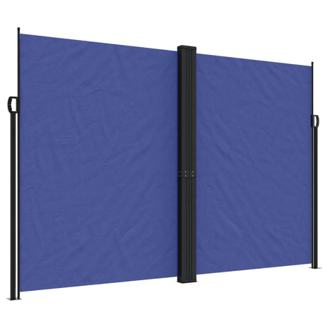 Vidaxx ausziehbarer Gartenschirm 220x1200 cm blau