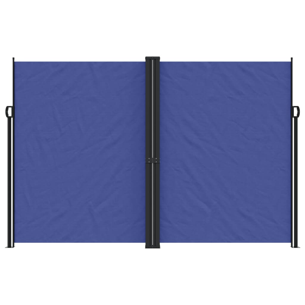 Vidaxx ausziehbarer Gartenschirm 220x1200 cm blau
