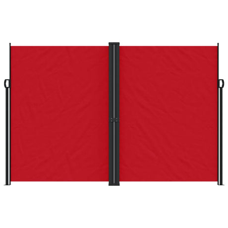 Vidaxx ausziehbarer Gartenschirm 220x1200 cm rot