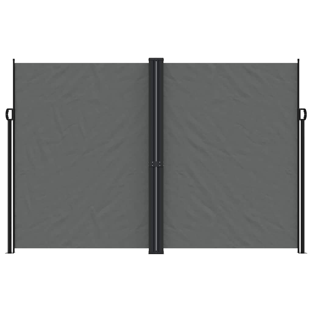 Vidaxx ausziehbarer Gartenschirm 220x1200 cm Anthrazit
