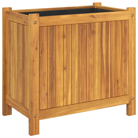 Vidaxx Pflanzgefäß mit Futter 54x31x50 cm aus massivem Akazienholz