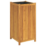 Vidaxx Pflanzgefäß mit Futter 50x50x100 cm aus massivem Akazienholz