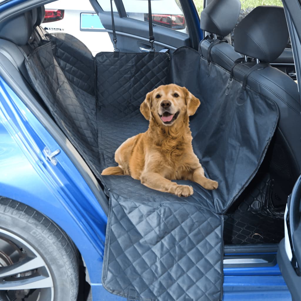VidaXL Autositzbezug für Hunde 137x46x50 cm schwarz