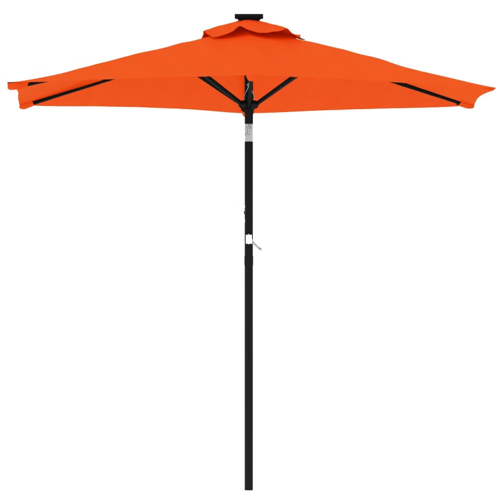 Vidaxx Sonnenschirm mit Stahlstange 225x225x212 cm terrakottafarben