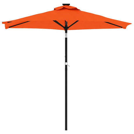 Vidaxx Sonnenschirm mit Stahlstange 225x225x212 cm terrakottafarben