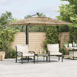 Vidaxx Sonnenschirm mit Stahlmast 246x246x230 cm braun