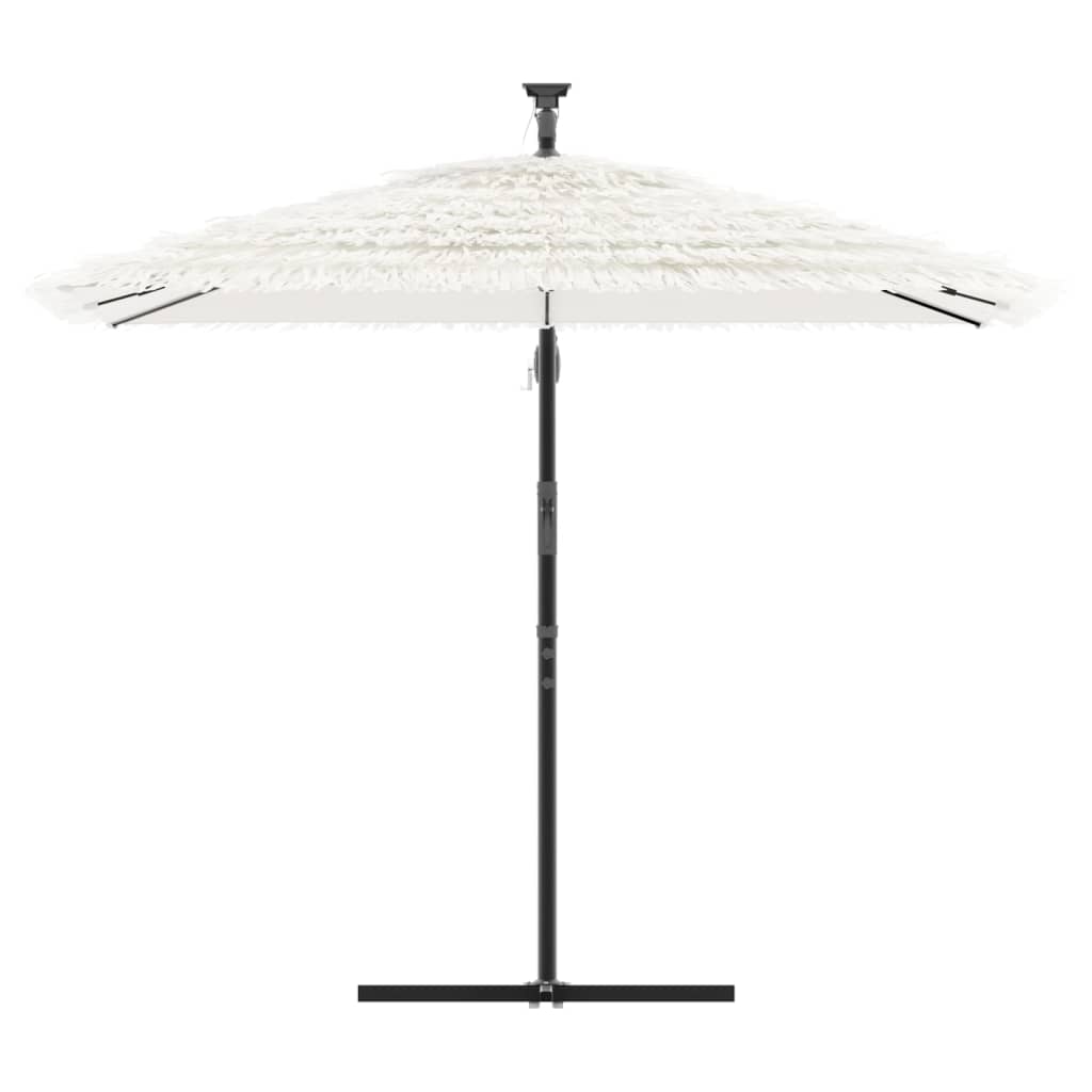 Vidaxx Sonnenschirm mit Stahlmast 246x246x230 cm weiß