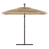 Vidaxx Sonnenschirm mit Stahlmast 290x290x238 cm braun