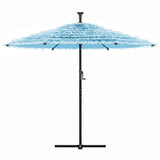 Vidaxx Sonnenschirm mit Stahlmast 290x290x238 cm blau