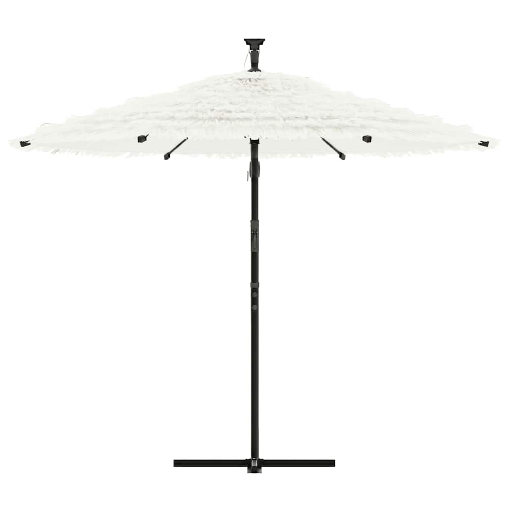 VidaXL Sonnenschirm mit Stahlmast 290x290x238 cm weiß