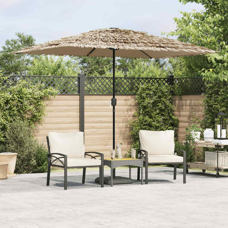 Vidaxx Sonnenschirm mit Stahlmast 300x200x250 cm braun
