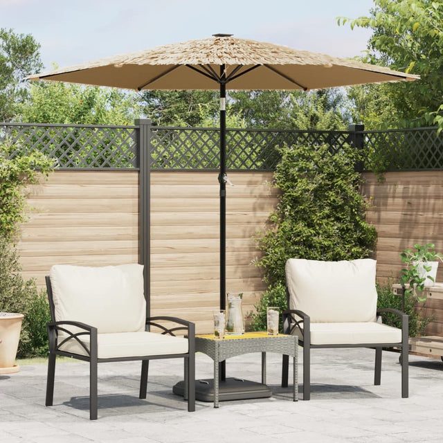 Vidaxx Sonnenschirm mit Stahlmast 223x223x213 cm braun