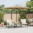 Vidaxx Sonnenschirm mit Stahlmast 288x288x225 cm braun
