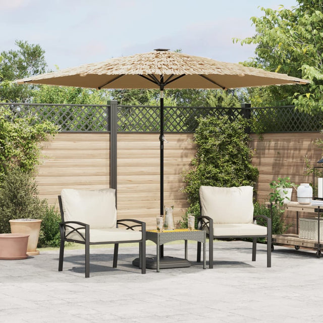 Vidaxx Sonnenschirm mit Stahlmast 288x288x225 cm braun