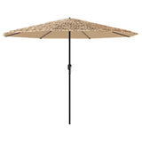 Vidaxx Sonnenschirm mit Stahlmast 324x324x247 cm braun