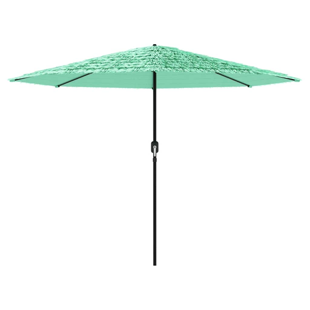Vidaxx Sonnenschirm mit Stahlmast 324x324x247 cm grün