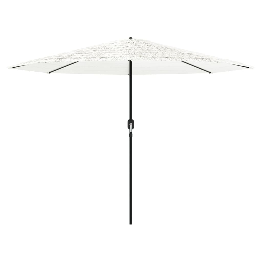Vidaxx Sonnenschirm mit Stahlmast 324x324x247 cm weiß