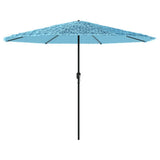 VidaXL Sonnenschirm mit Stahlmast 388x388x248 cm blau