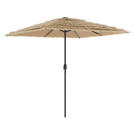 Vidaxx Sonnenschirm mit LEDs und Stahlmast 248x248x248 cm braun