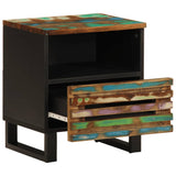Vidaxl nachtkastjes 2 st 40x34x46 cm massief gerecycled hout