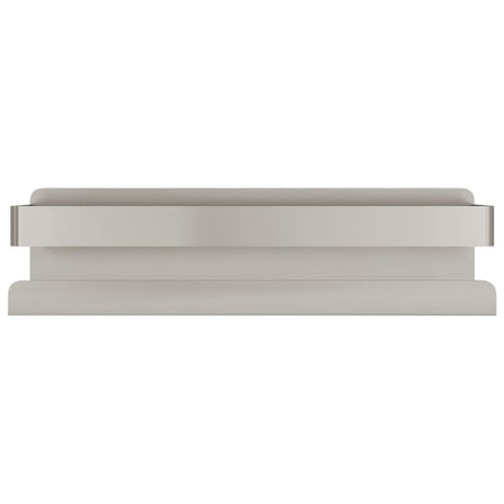 Vidaxl doucherekje 23x6,5x6 cm geborsteld 304 roestvrij staal