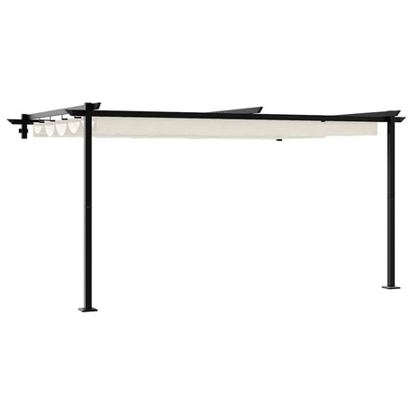 Vidaxl prieel crème 400 x 300 x 200 cm polyester