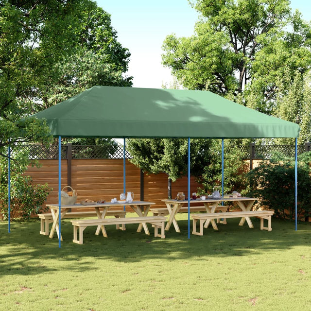 VidaXL Partyzelt faltbar Pop-up 580x292x315 cm braun