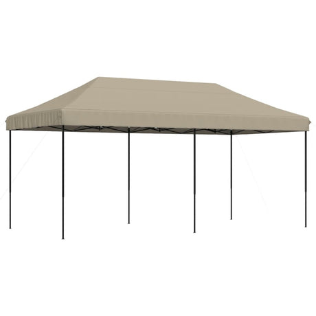 VidaXL Partyzelt faltbar Pop-Up 580x292x315 cm Taupe