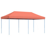 VidaXL Partyzelt faltbar Pop-Up 580x292x315 cm Terrakotta