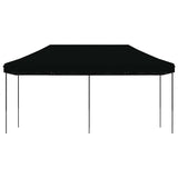 VidaXL Partyzelt faltbar Pop-up 580x292x315 cm schwarz