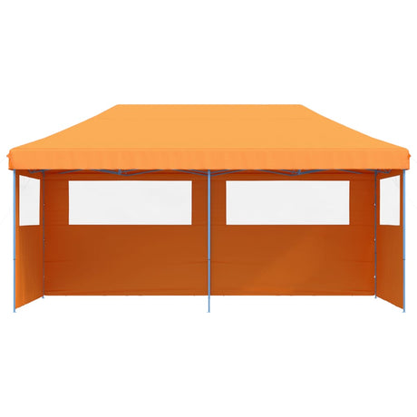 Vidaxx faltbares Pop-Up-Partyzelt mit 3 Seitenwänden Orange
