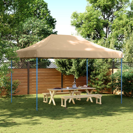 VidaXL Partyzelt faltbar Pop-up 440x292x315 cm beige