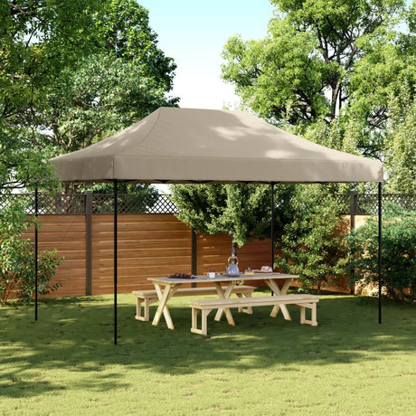 VidaXL Partyzelt faltbar Pop-Up 440x292x315 cm Taupe
