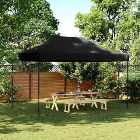 VidaXL Partyzelt faltbar Pop-Up 440x292x315 cm schwarz