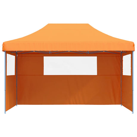 Vidaxx faltbares Pop-Up-Partyzelt mit 3 Seitenwänden Orange