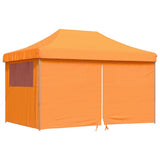 Vidaxx faltbares Pop-Up-Partyzelt mit 4 Seitenwänden Orange