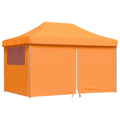 Vidaxx faltbares Pop-Up-Partyzelt mit 4 Seitenwänden Orange
