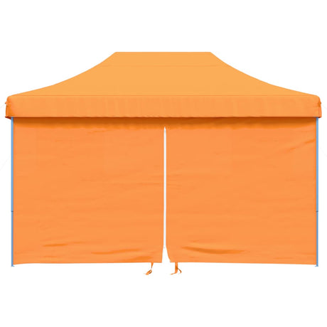Vidaxx faltbares Pop-Up-Partyzelt mit 4 Seitenwänden Orange