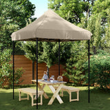 VidaXL Partyzelt faltbar Pop-Up 200x200x306 cm Taupe