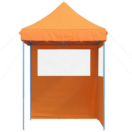 VidaXL Partyzelt faltbar Pop-Up mit 2 Seitenwänden Orange