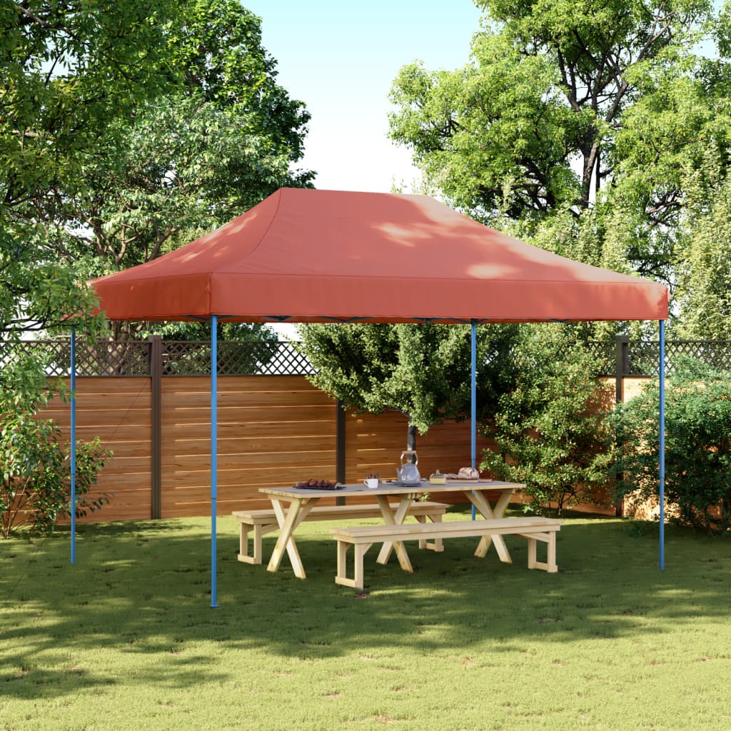 Vidaxx faltbares Pop-up-Partyzelt 410x279x315 cm Terrakotta