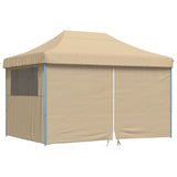 Vidaxx faltbares Pop-up-Partyzelt mit 4 Seitenwänden beige