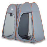 Vidaxx Sichtschutzzelt Pop-up wasserdicht grau und orange