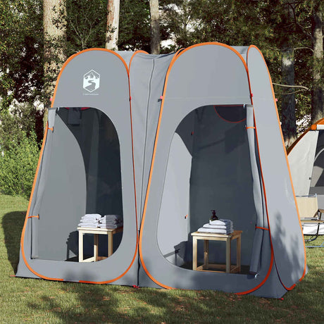 Vidaxx Sichtschutzzelt Pop-up wasserdicht grau und orange