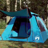 Vidaxl Kuppelzelt 4-Personen Schnellspanner blau