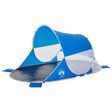 VidaXL Strandzelt Pop-up wasserdicht azurblau