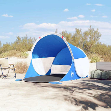 VidaXL Strandzelt Pop-up wasserdicht azurblau