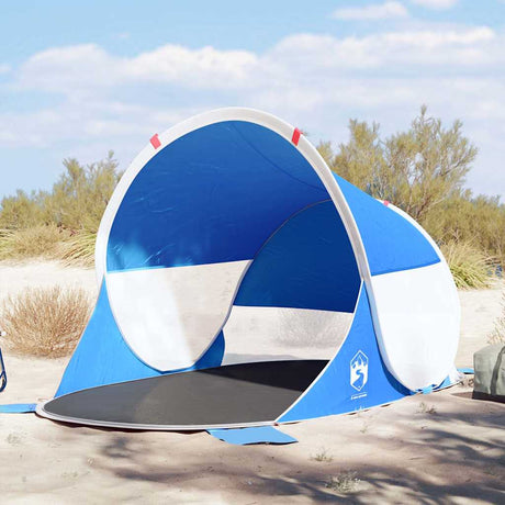 VidaXL Strandzelt Pop-up wasserdicht azurblau