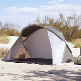 VidaXL Strandzelt 2-Personen Pop-Up wasserdicht grau
